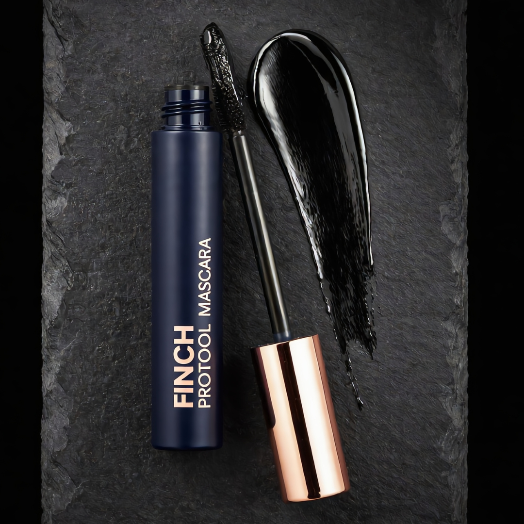 Finch Protocol Mascara charcoal black ingredients natural eye makeup for sensitive eyes